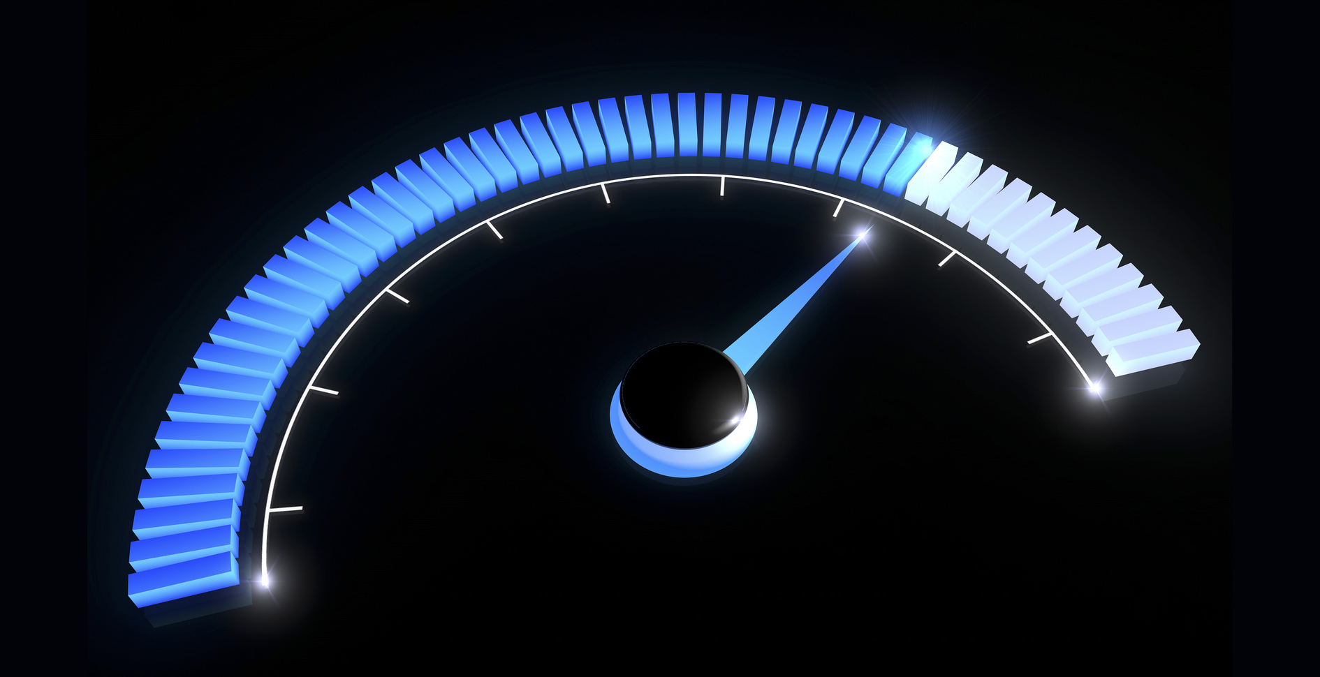 Fotolia 73019159 Tacho Geschwindikeit Blau