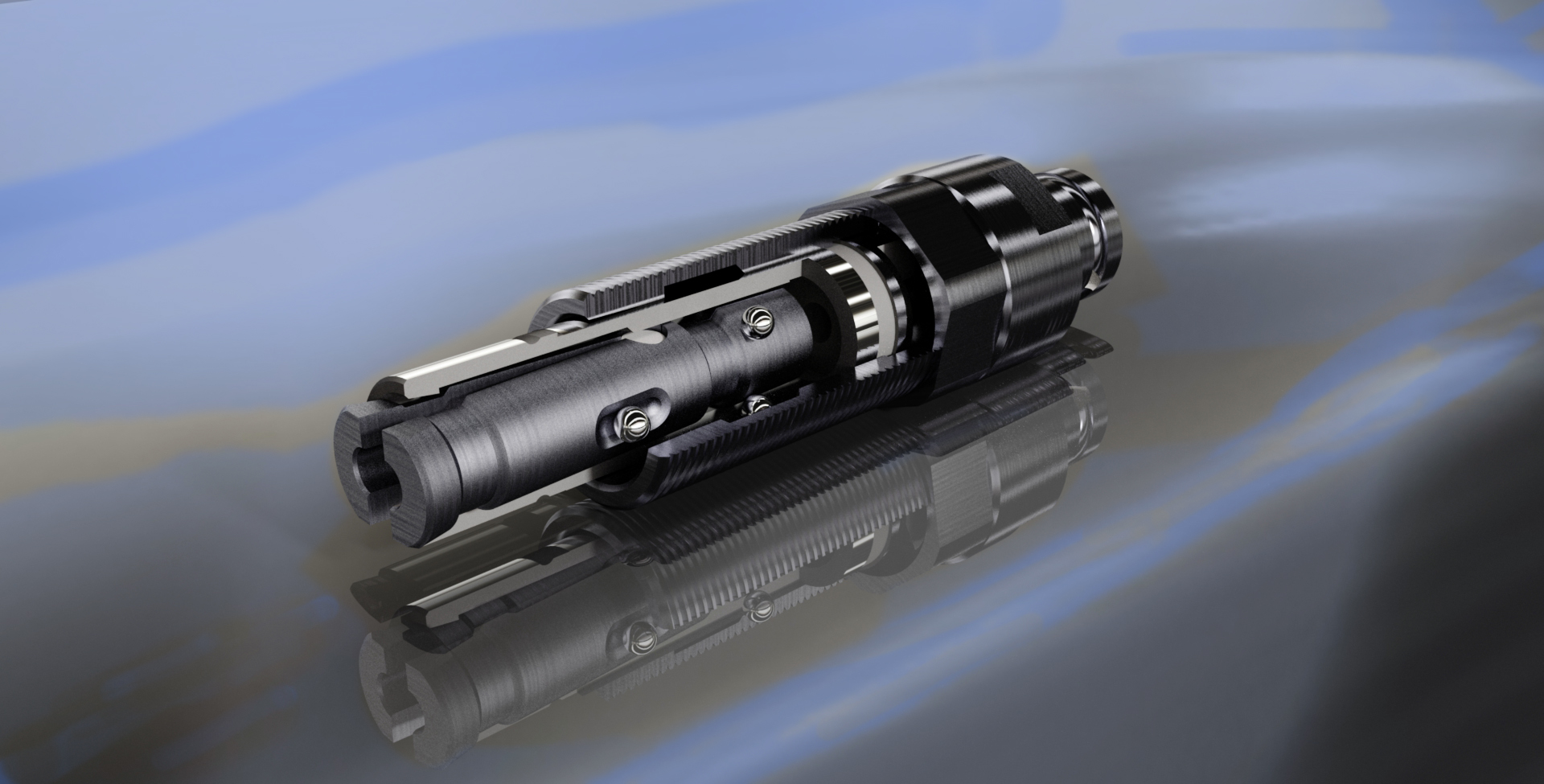 Lancer-1-Cutaway-C Blau Lancer